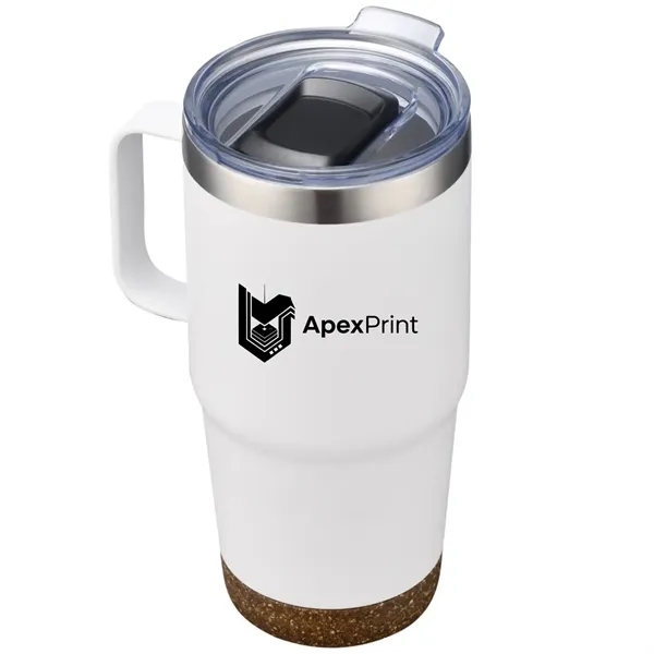 24oz stainless steel travel mug with a secure lid and comfortable... from ASI 57956 Graphco line