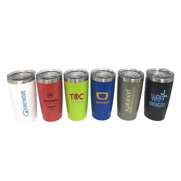 20 oz. Spyder stainless steel double wall tumbler... from ASI 90503 TD Fischer