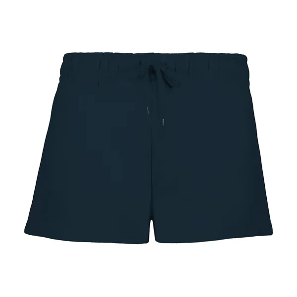 The Ladies' Athletic Fleece Shorts are crafted from a 9.5-ounce ringspun... from ASI 37461 Augusta Sportswear