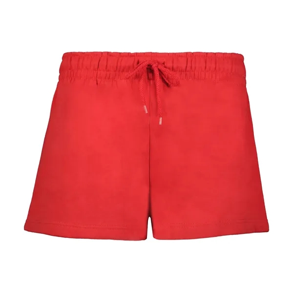 The Ladies' Athletic Fleece Shorts are crafted from a 9.5-ounce ringspun... from ASI 37461 Augusta Sportswear