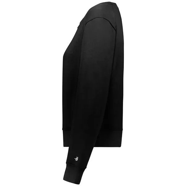 The Ladies' Athletic Fleece Crop Crew is crafted from a 9.5-ounce... from ASI 37461 Augusta Sportswear