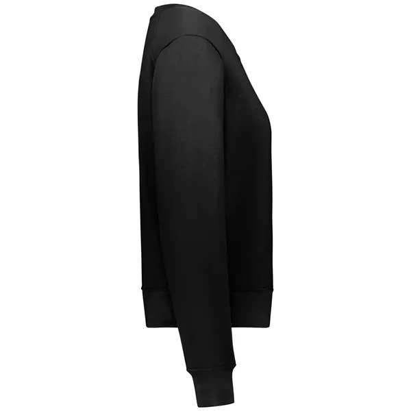 The Ladies' Athletic Fleece Crop Crew is crafted from a 9.5-ounce... from ASI 37461 Augusta Sportswear