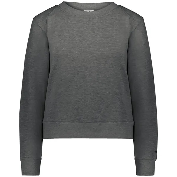The Ladies' Athletic Fleece Crop Crew is crafted from a 9.5-ounce... from ASI 37461 Augusta Sportswear