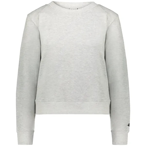 The Ladies' Athletic Fleece Crop Crew is crafted from a 9.5-ounce... from ASI 37461 Augusta Sportswear