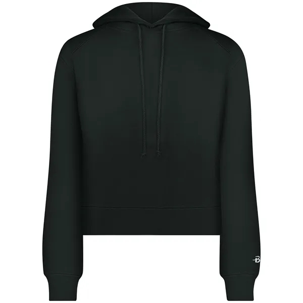 The Ladies' Athletic Fleece Crop Hoodie is crafted from a 9.5-ounce... from ASI 37461 Augusta Sportswear