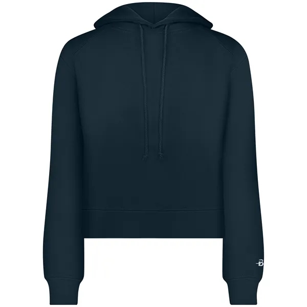 The Ladies' Athletic Fleece Crop Hoodie is crafted from a 9.5-ounce... from ASI 37461 Augusta Sportswear