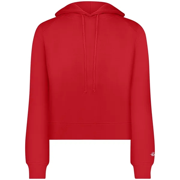The Ladies' Athletic Fleece Crop Hoodie is crafted from a 9.5-ounce... from ASI 37461 Augusta Sportswear
