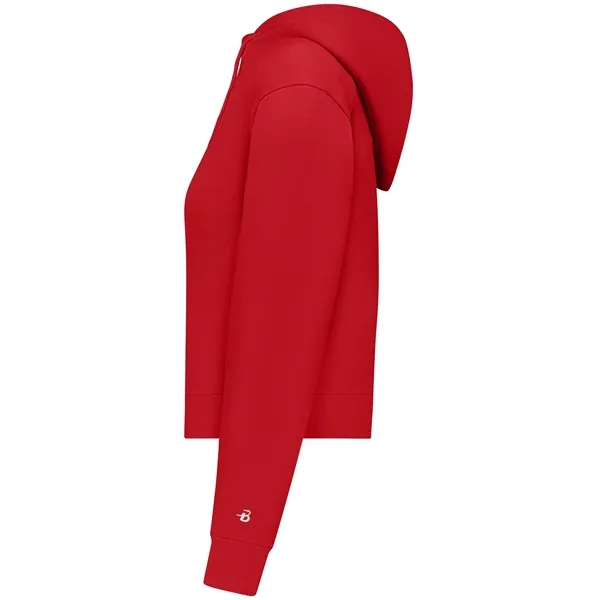 The Ladies' Athletic Fleece Crop Hoodie is crafted from a 9.5-ounce... from ASI 37461 Augusta Sportswear