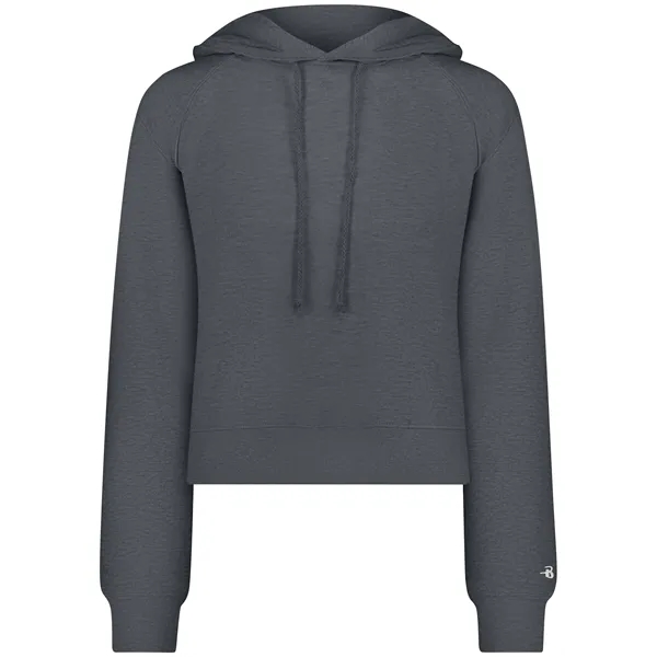 The Ladies' Athletic Fleece Crop Hoodie is crafted from a 9.5-ounce... from ASI 37461 Augusta Sportswear
