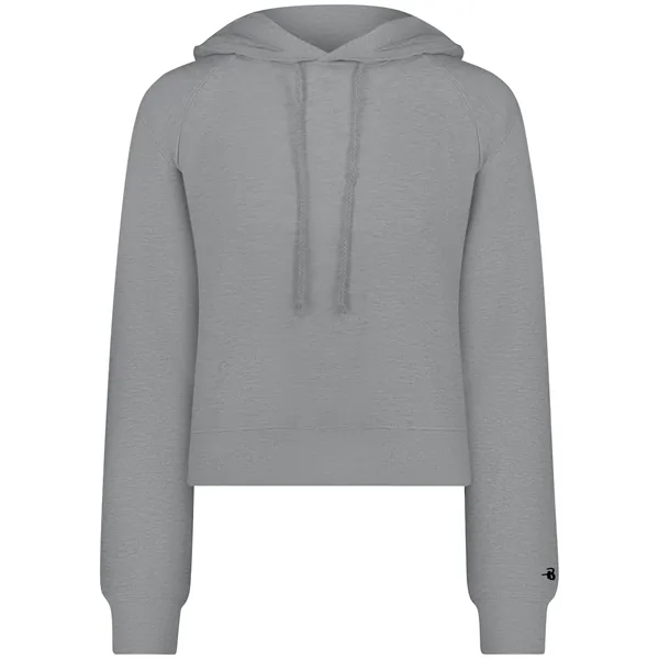 The Ladies' Athletic Fleece Crop Hoodie is crafted from a 9.5-ounce... from ASI 37461 Augusta Sportswear