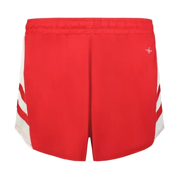 The Medal Track Shorts are made from 100% polyester pique with... from ASI 37461 Augusta Sportswear
