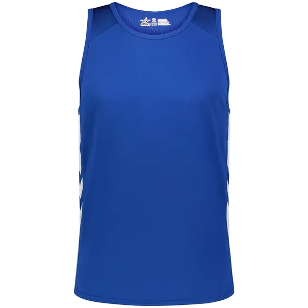 The Medal Track Jersey is made from 100% polyester pique and... from ASI 37461 Augusta Sportswear