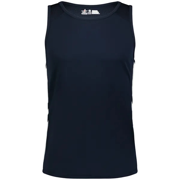 The Medal Track Jersey is made from 100% polyester pique and... from ASI 37461 Augusta Sportswear