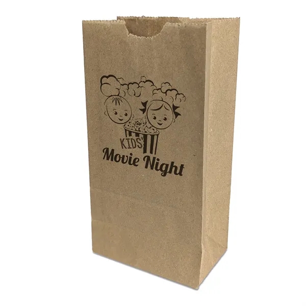 Paper Popcorn Bag with serrated cut top.... from ASI 37940 Bag Makers Inc