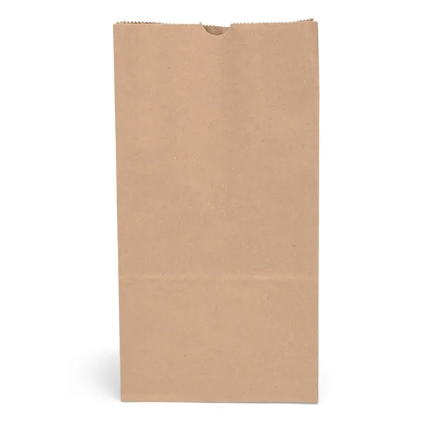 12# S.O.S. paper bag with serrated cut top and side gusset.... from ASI 37940 Bag Makers Inc