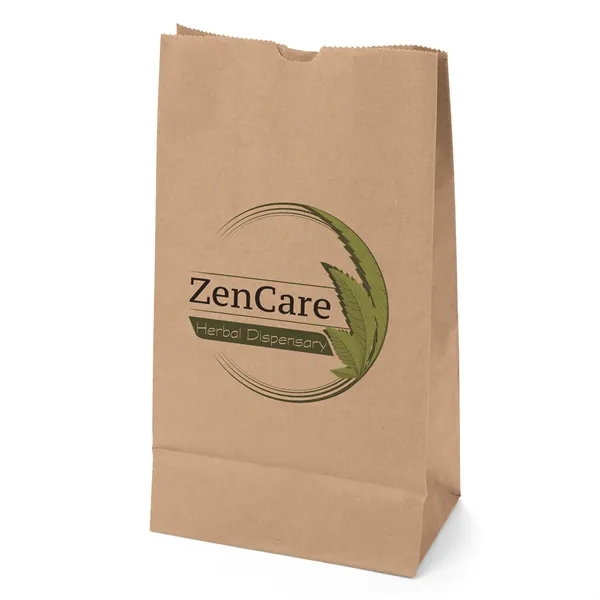 6# S.O.S. paper bag with serrated cut top and side gusset.... from ASI 37940 Bag Makers Inc