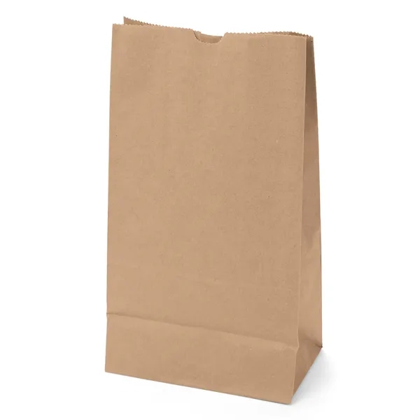 6# S.O.S. paper bag with serrated cut top and side gusset.... from ASI 37940 Bag Makers Inc