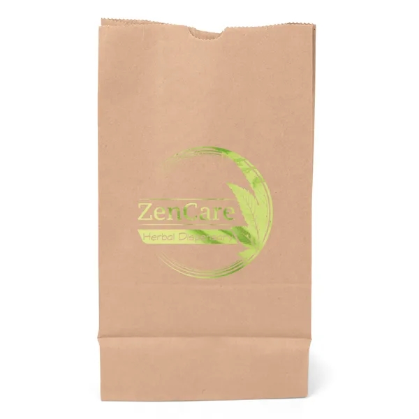 6# S.O.S. paper bag with serrated cut top and side gusset.... from ASI 37940 Bag Makers Inc