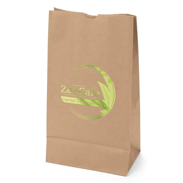 6# S.O.S. paper bag with serrated cut top and side gusset.... from ASI 37940 Bag Makers Inc