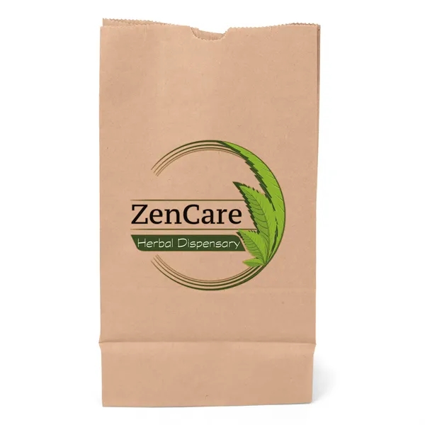 6# S.O.S. paper bag with serrated cut top and side gusset.... from ASI 37940 Bag Makers Inc