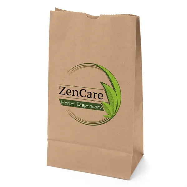 6# S.O.S. paper bag with serrated cut top and side gusset.... from ASI 37940 Bag Makers Inc