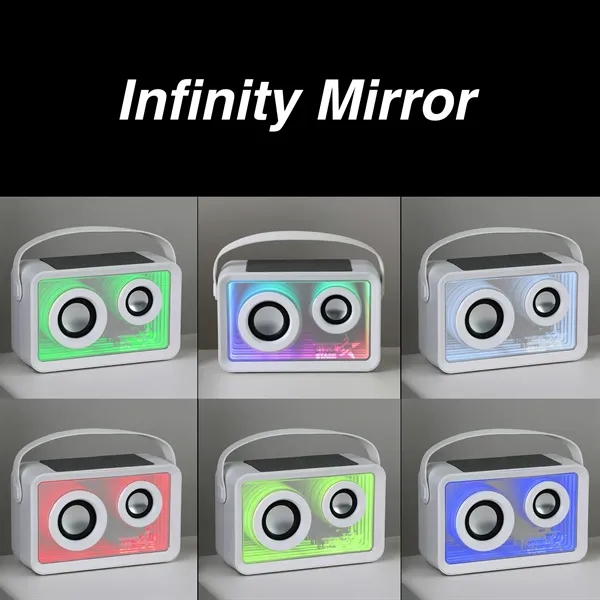 Wireless speaker with mesmerizing infinity mirror effect and RGB lighting delivers... from ASI 61966 HPG / OrigAudio HPG Gold