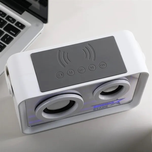 Wireless speaker with mesmerizing infinity mirror effect and RGB lighting delivers... from ASI 61966 HPG / OrigAudio HPG Gold