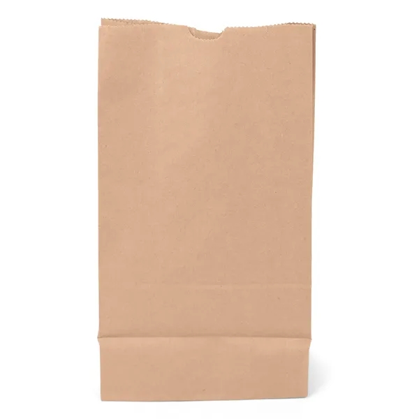 6# S.O.S. paper bag with serrated cut top and side gusset.... from ASI 37940 Bag Makers Inc