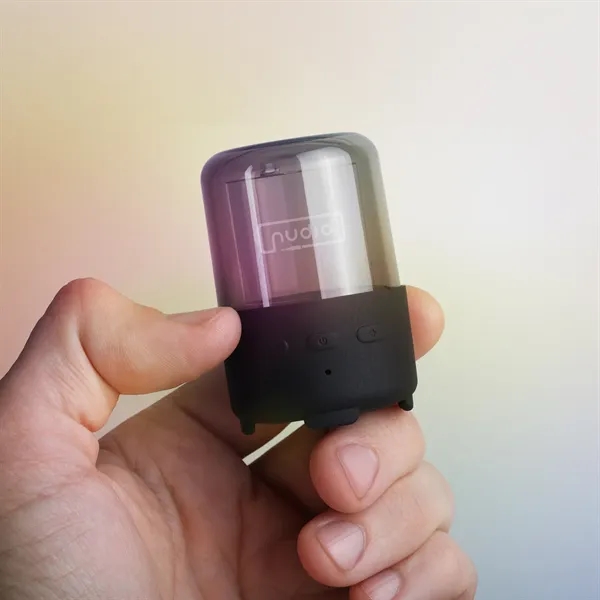 Compact wireless speaker with vibrant RGB lighting delivers surprisingly clear sound... from ASI 61966 HPG / OrigAudio HPG Gold