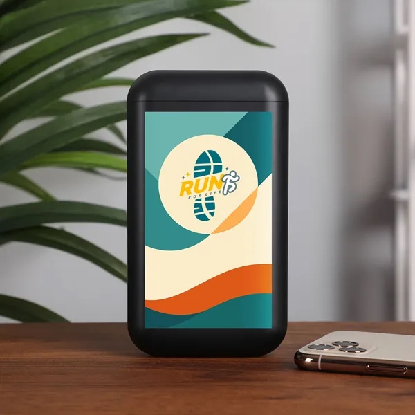 Two-in-one power bank and wireless earbuds with touchscreen control keep devices... from ASI 61966 HPG / OrigAudio HPG Gold