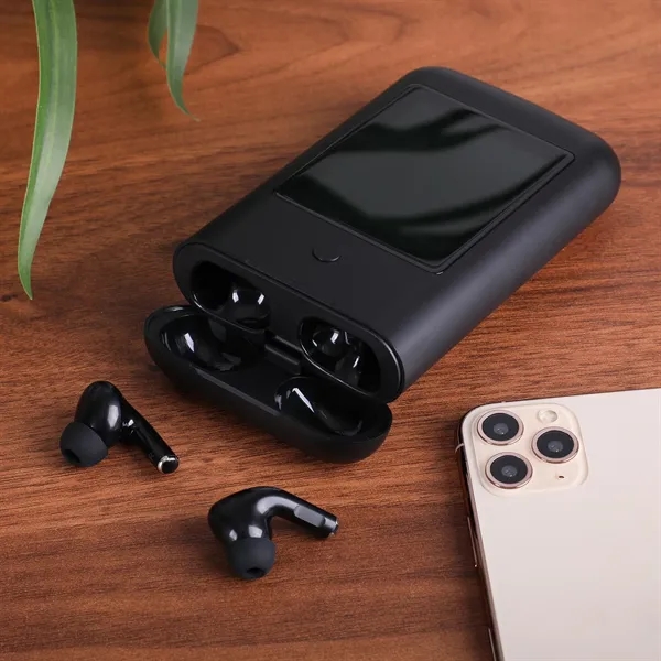 Two-in-one power bank and wireless earbuds with touchscreen control keep devices... from ASI 61966 HPG / OrigAudio HPG Gold