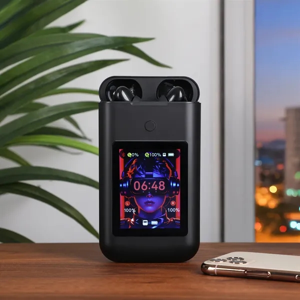 Two-in-one power bank and wireless earbuds with touchscreen control keep devices... from ASI 61966 HPG / OrigAudio HPG Gold