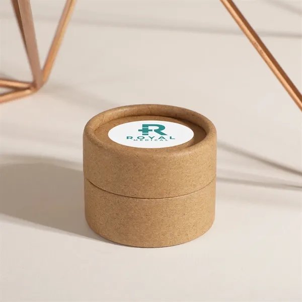 Recyclable kraft paper tin filled with 9 grams of sugar-free peppermint... from ASI 61966 HPG / Mixie