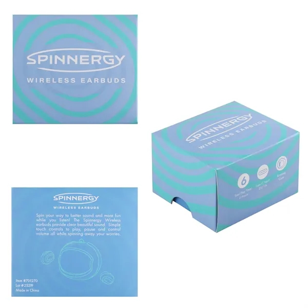 Wireless earbuds with a rotating case that spins to reveal three... from ASI 61966 HPG / OrigAudio HPG Gold