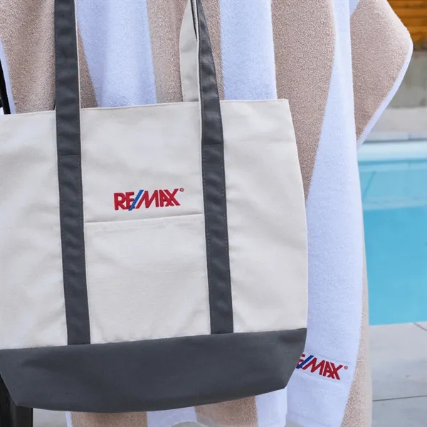 This heavy-duty canvas tote moves effortlessly from beach outings to farmer's... from ASI 73520 Neet Feet