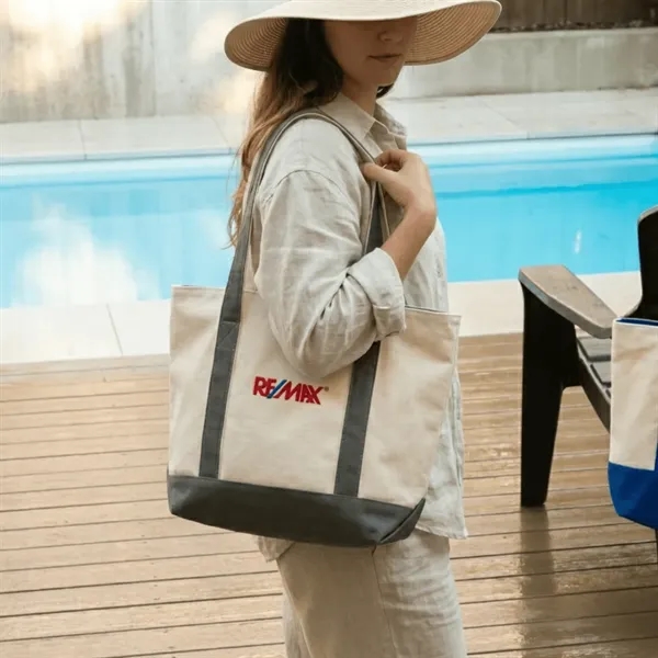 This heavy-duty canvas tote moves effortlessly from beach outings to farmer's... from ASI 73520 Neet Feet