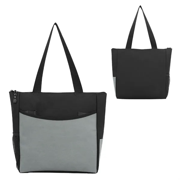 Zippered Polyester Event Tote... from ASI 36730 Ariel Premium Supply Inc