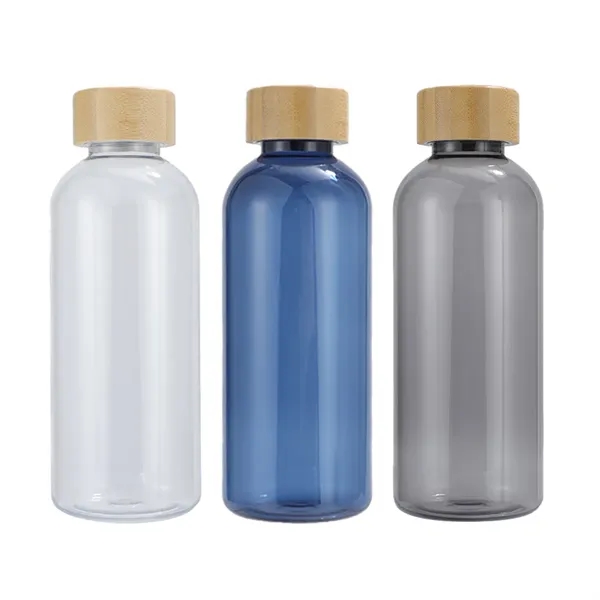 22 oz RPET Reusable Sports Bottle w/ Bamboo Lid... from ASI 36730 Ariel Premium Supply Inc