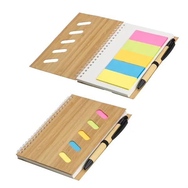 Soft Spiral Notebook With Sticky Notes... from ASI 36730 Ariel Premium Supply Inc