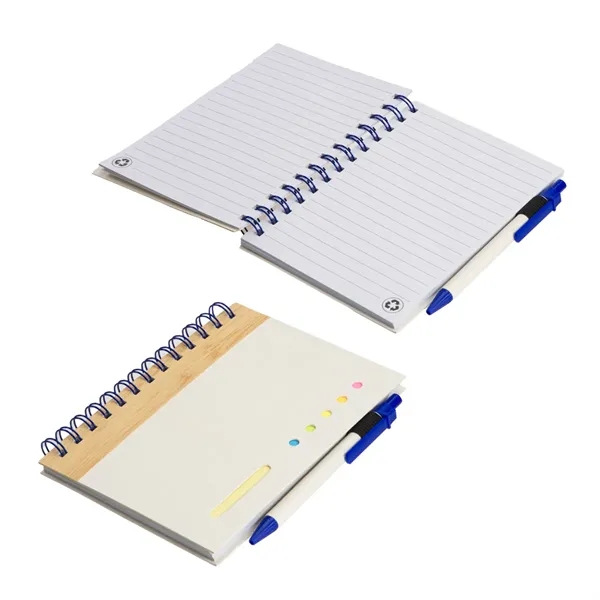 Spiral Notebook with Colorful Sticky Notes & Pen... from ASI 36730 Ariel Premium Supply Inc