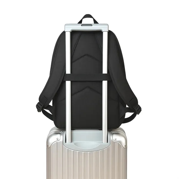 Main compartment with two-way zippered closure and padded laptop compartment and... from ASI 41511 Brainchild USA Inc / BrainChild Gift Club