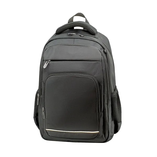 Main compartment with two-way zippered closure and padded laptop compartment... from ASI 41511 Brainchild USA Inc / BrainChild Gift Club