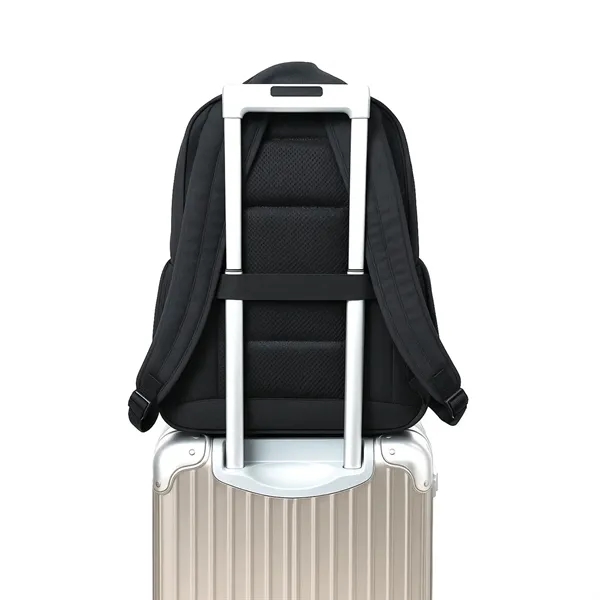 Main compartment with two-way zippered closure and padded laptop compartment... from ASI 41511 Brainchild USA Inc / BrainChild Gift Club