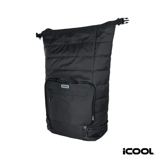 iCOOL® Rockvale Repreve® Packable Puffer 24-Can Backpack ...... from ASI 67866 Logomark/Valumark
