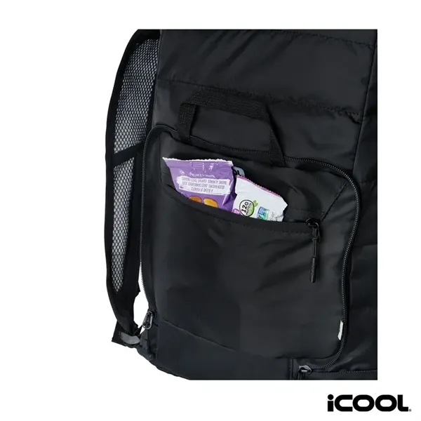 iCOOL® Rockvale Repreve® Packable Puffer 24-Can Backpack ...... from ASI 67866 Logomark/Valumark
