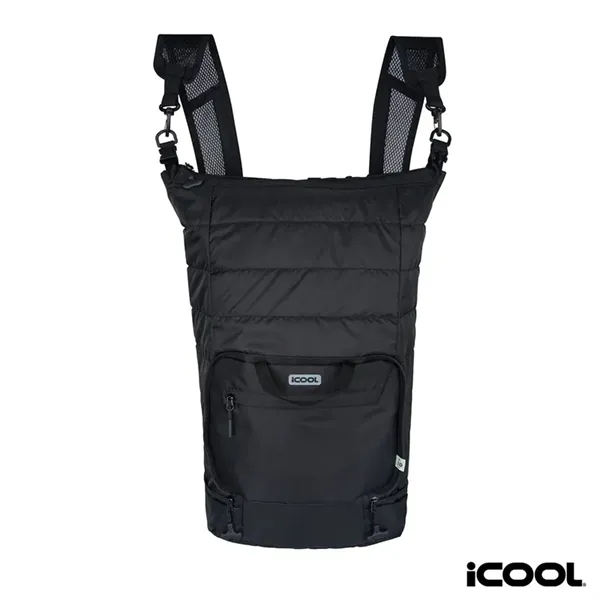 iCOOL® Rockvale Repreve® Packable Puffer 24-Can Backpack ...... from ASI 67866 Logomark/Valumark