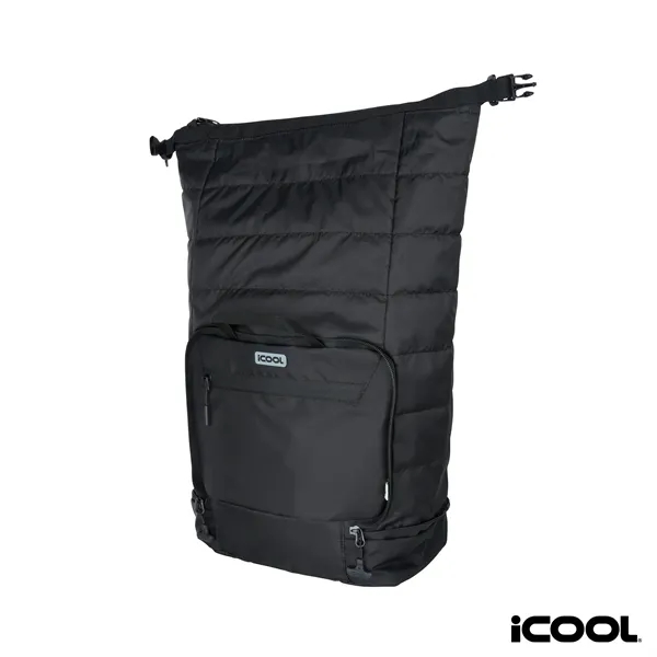 iCOOL® Rockvale Repreve® Packable Puffer 24-Can Backpack ...... from ASI 67866 Logomark/Valumark