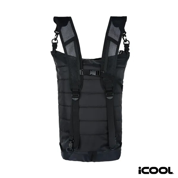 iCOOL® Rockvale Repreve® Packable Puffer 24-Can Backpack ...... from ASI 67866 Logomark/Valumark