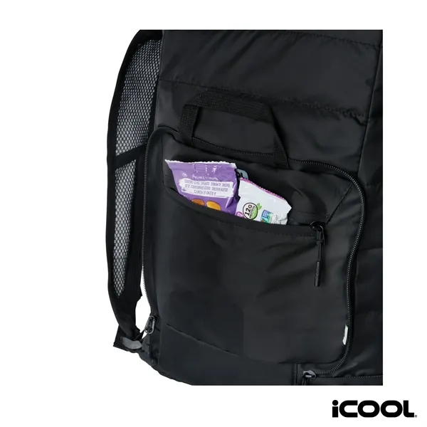 iCOOL® Rockvale Repreve® Packable Puffer 24-Can Backpack ...... from ASI 67866 Logomark/Valumark