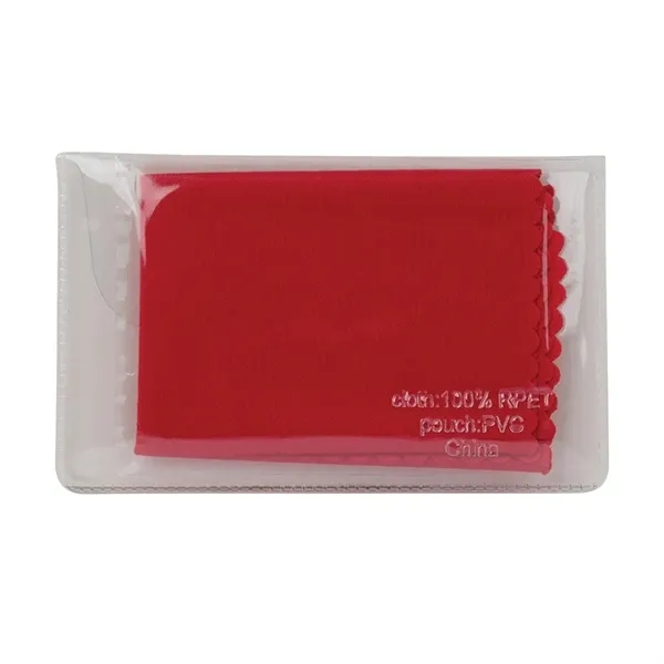 Maxwell Recycled (RPET) Cleaning Cloth... from ASI 67866 Logomark/Valumark